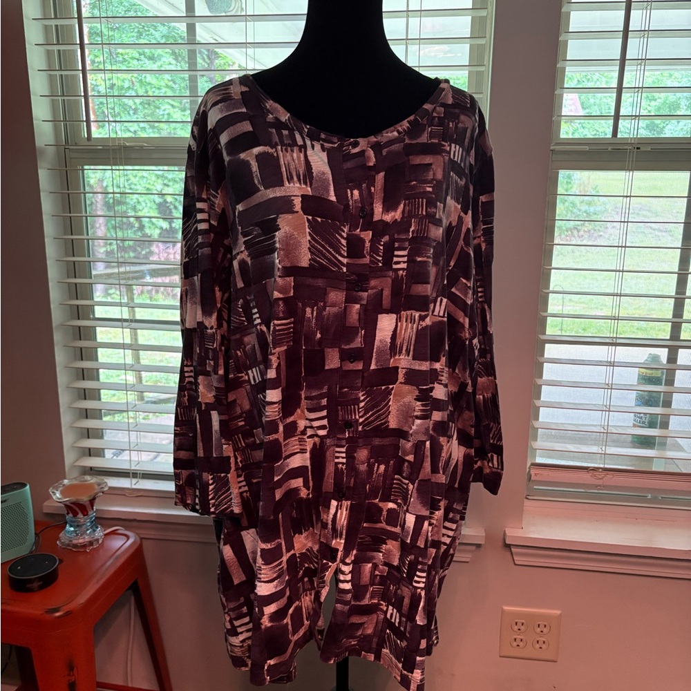 Abstract Print Women's Top